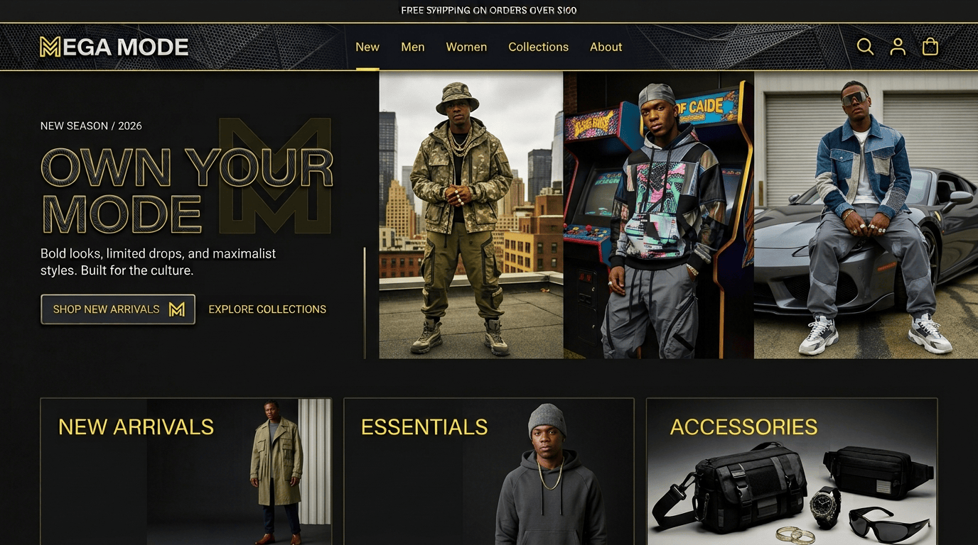 Mega Mode website