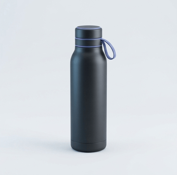 Water bottle product photo