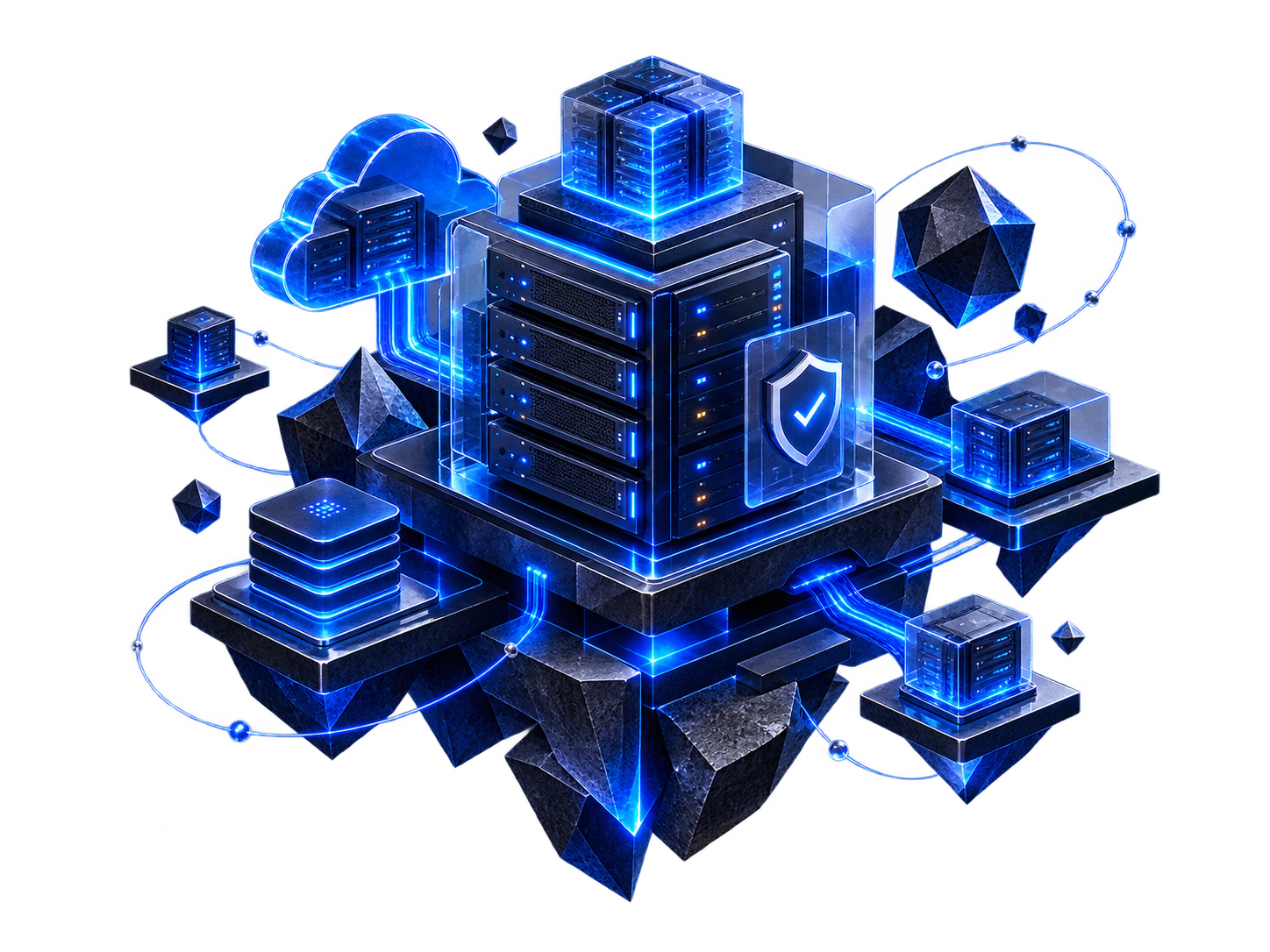 Website hosting infrastructure, visualized